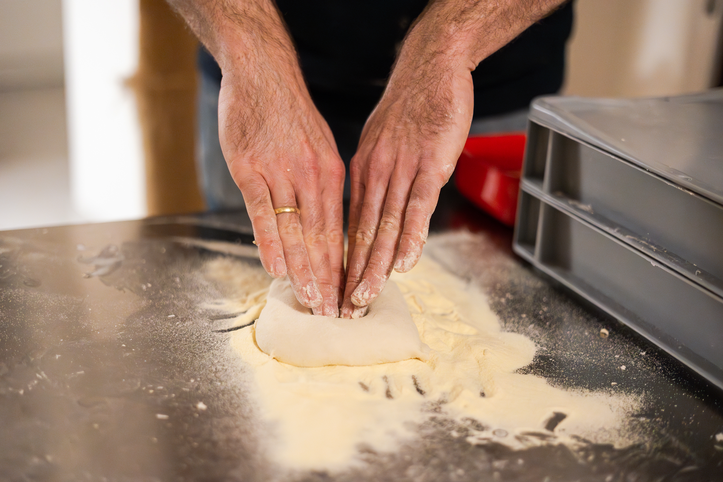 Pizza im Ofen