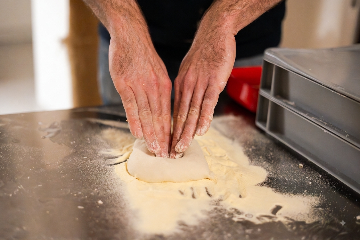 Pizza im Ofen